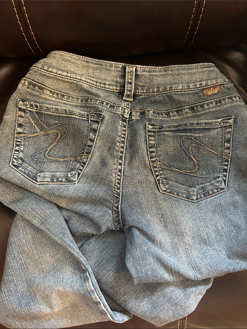 Silver Jeans Women's Medium Blue Straight Leg Julia Jeans - Picture 5 of 7